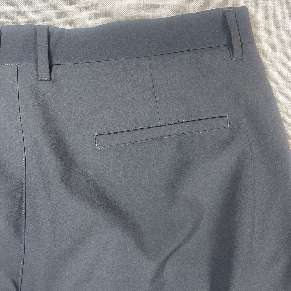 Primo Golf Shorts Mens Size 38 Gray Performance Stretch 9" Inseam Zip Pocket - Picture 10 of 12